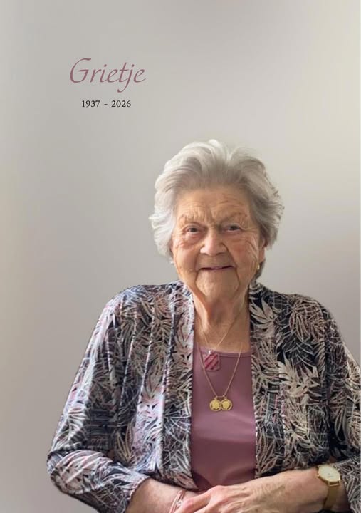 Bericht van overlijden: Grietje Springer-Pereboom